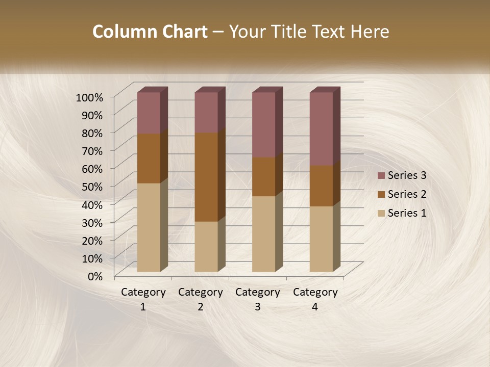 A Pile Of Blonde Hair Powerpoint Template PowerPoint Template