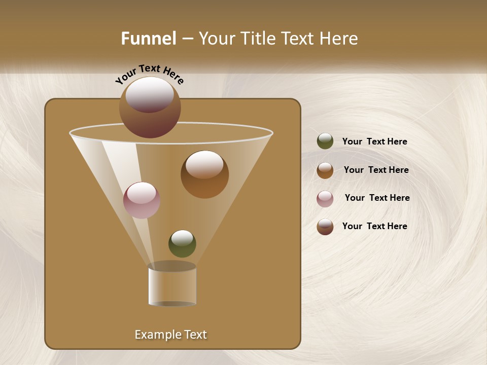 A Pile Of Blonde Hair Powerpoint Template PowerPoint Template