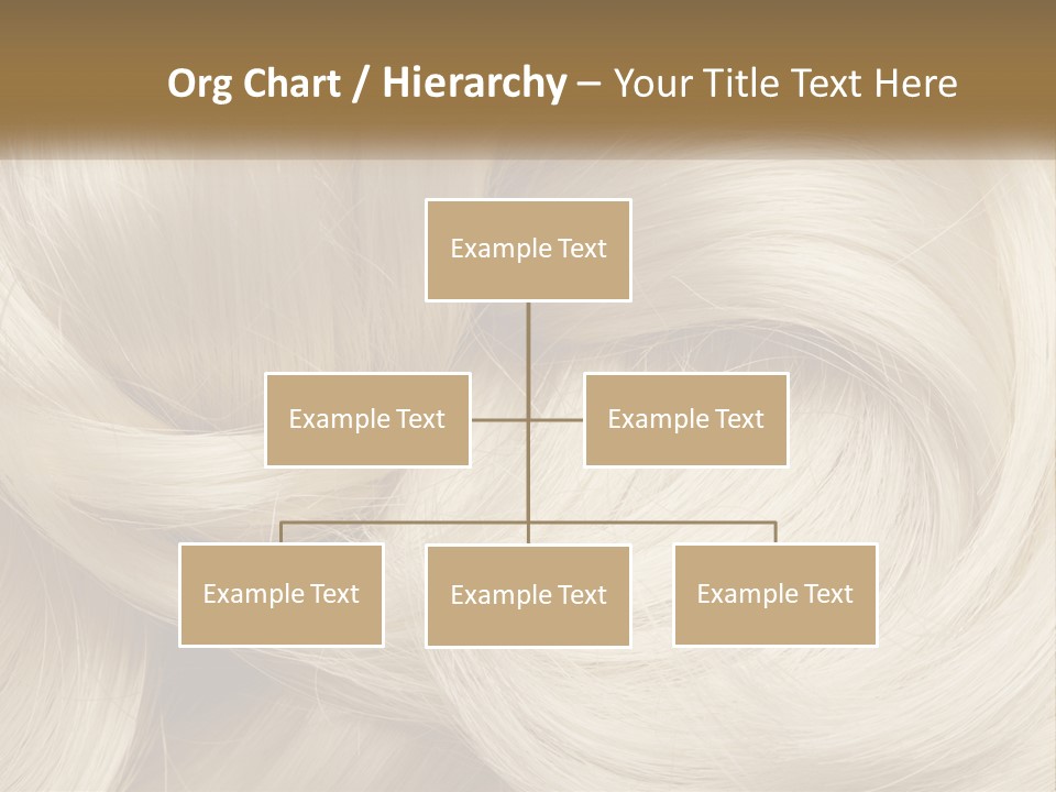 A Pile Of Blonde Hair Powerpoint Template PowerPoint Template