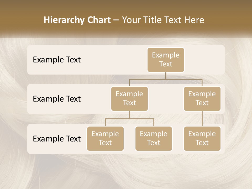 A Pile Of Blonde Hair Powerpoint Template PowerPoint Template