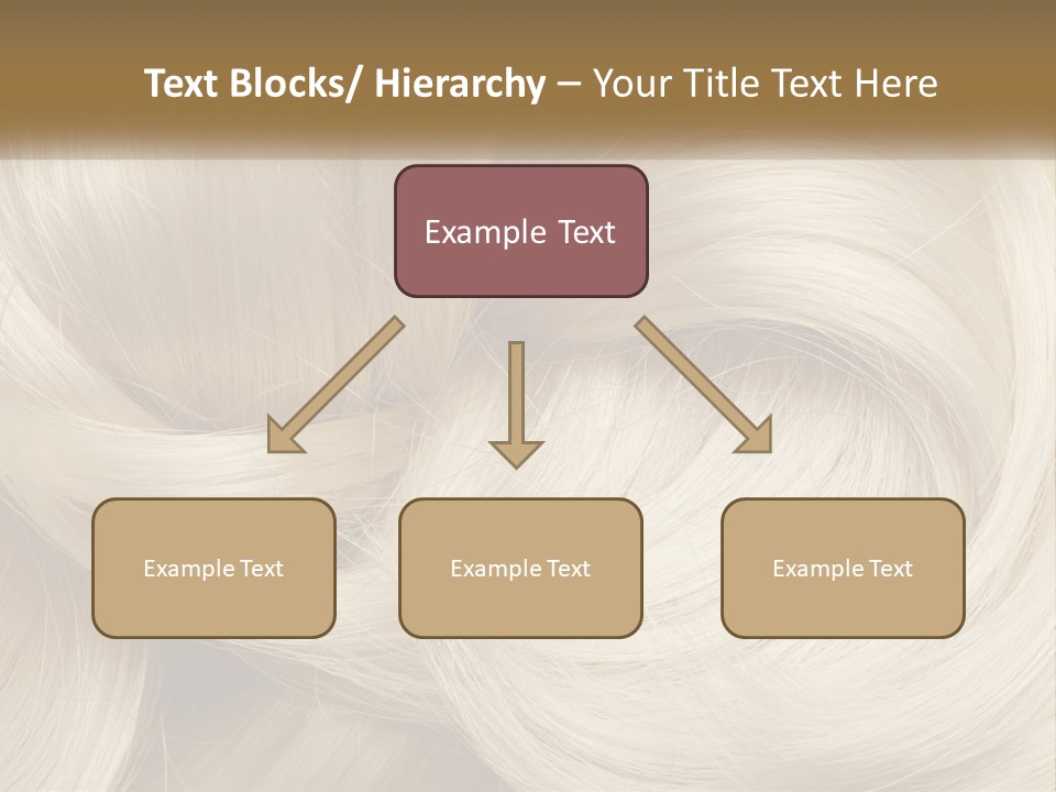 A Pile Of Blonde Hair Powerpoint Template PowerPoint Template