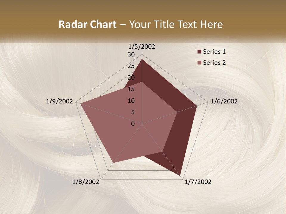 A Pile Of Blonde Hair Powerpoint Template PowerPoint Template