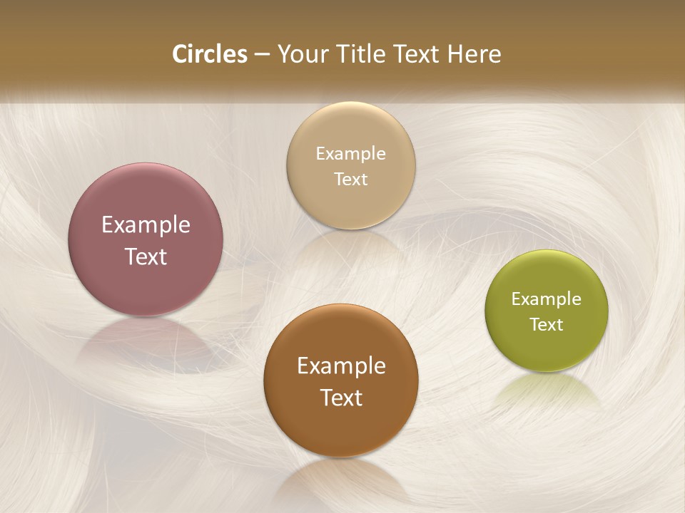 A Pile Of Blonde Hair Powerpoint Template PowerPoint Template