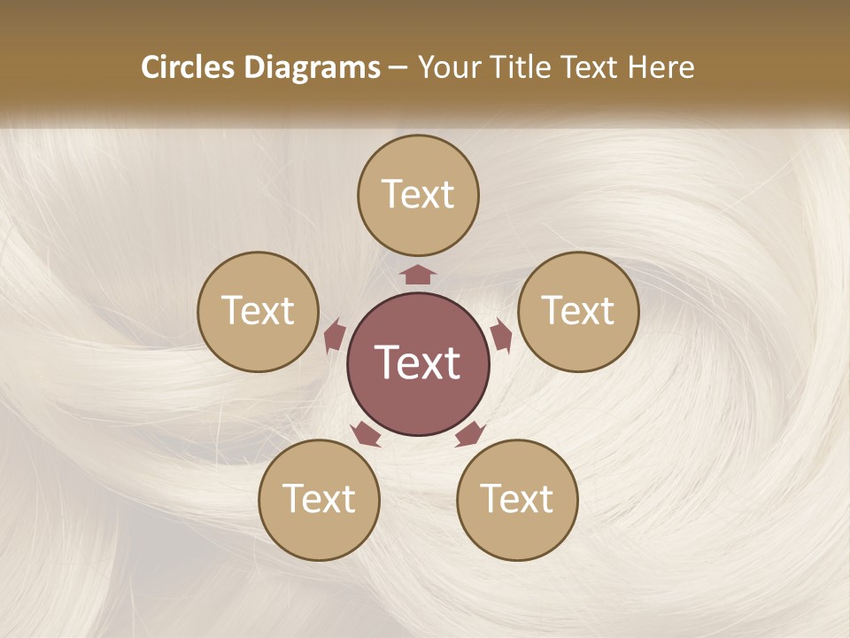 A Pile Of Blonde Hair Powerpoint Template PowerPoint Template