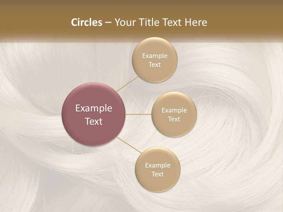 A Pile Of Blonde Hair Powerpoint Template PowerPoint Template