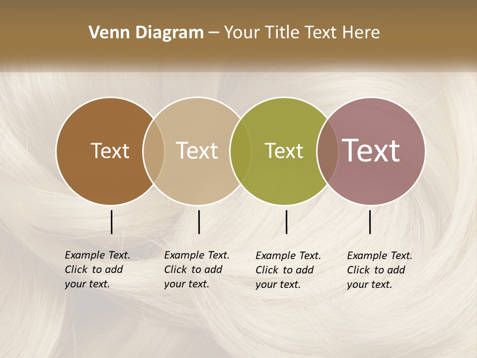 A Pile Of Blonde Hair Powerpoint Template PowerPoint Template