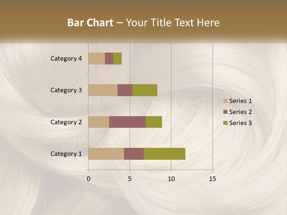 A Pile Of Blonde Hair Powerpoint Template PowerPoint Template