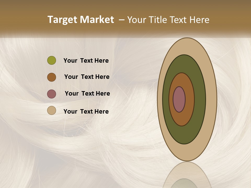 A Pile Of Blonde Hair Powerpoint Template PowerPoint Template
