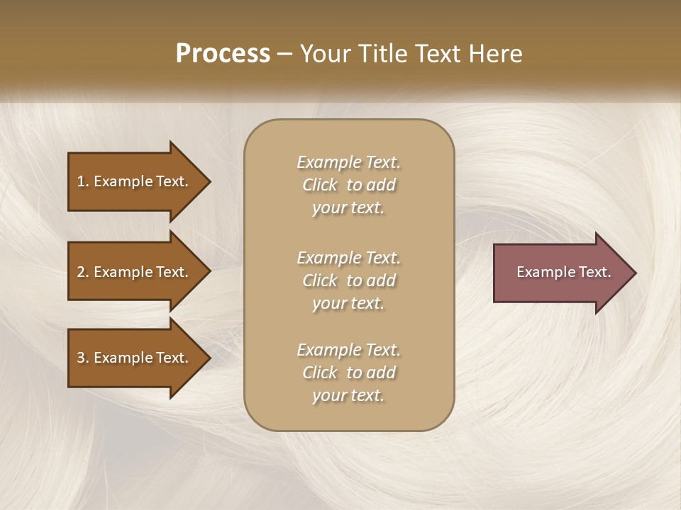 A Pile Of Blonde Hair Powerpoint Template PowerPoint Template