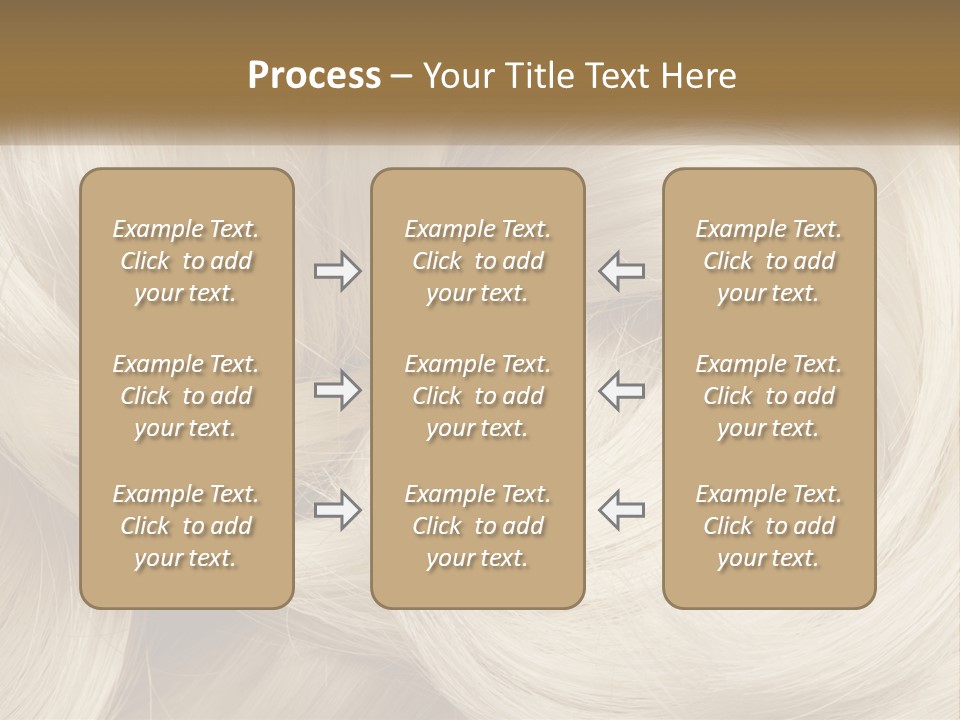 A Pile Of Blonde Hair Powerpoint Template PowerPoint Template