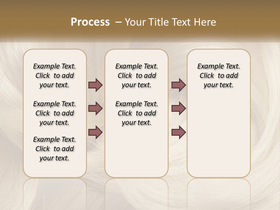 A Pile Of Blonde Hair Powerpoint Template PowerPoint Template