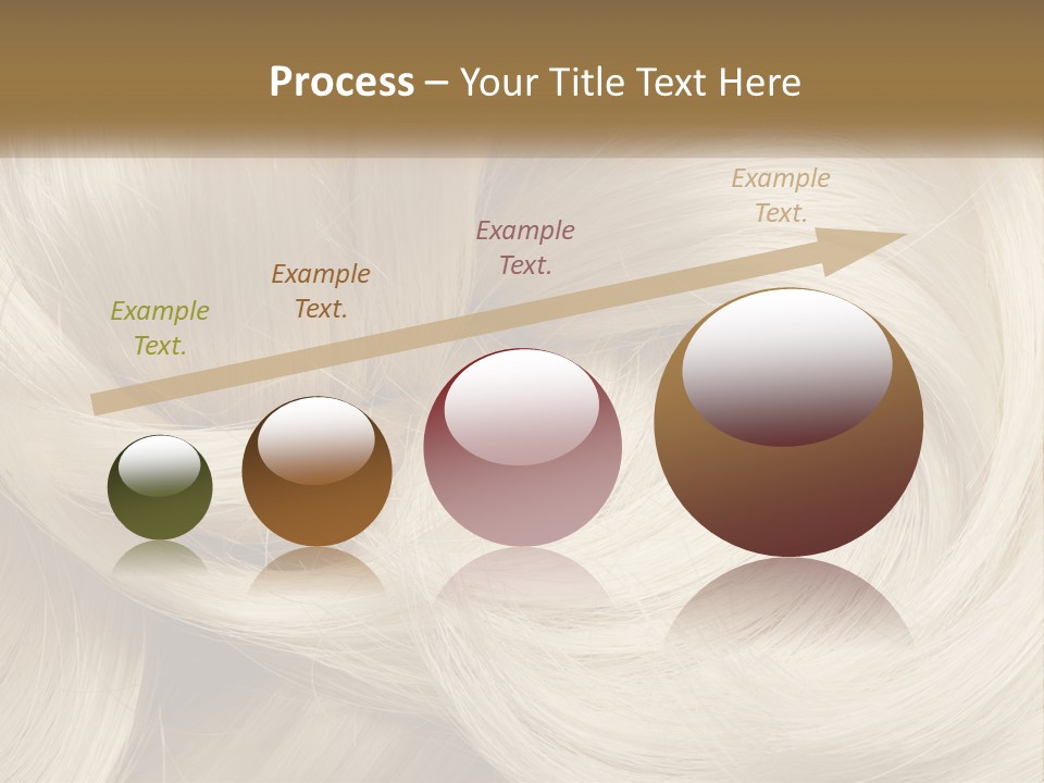 A Pile Of Blonde Hair Powerpoint Template PowerPoint Template