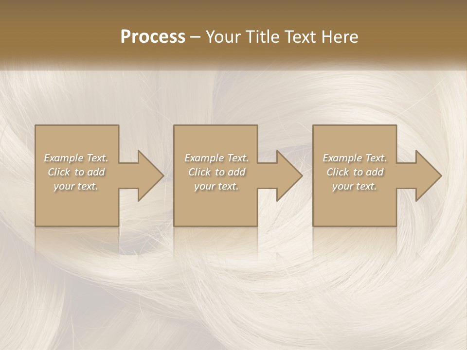 A Pile Of Blonde Hair Powerpoint Template PowerPoint Template