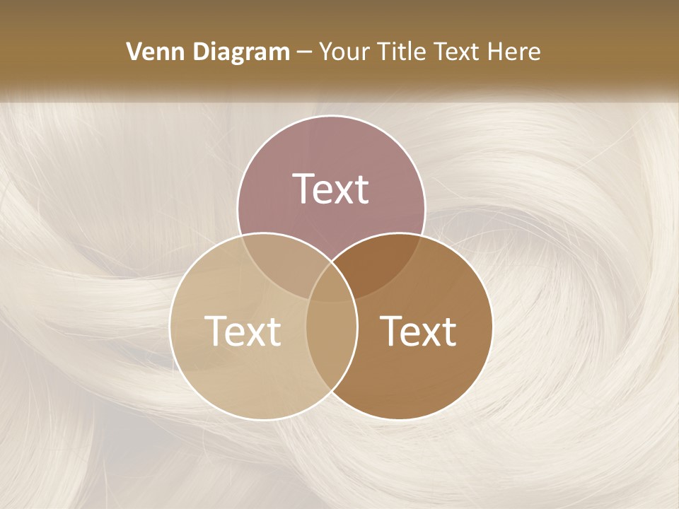 A Pile Of Blonde Hair Powerpoint Template PowerPoint Template