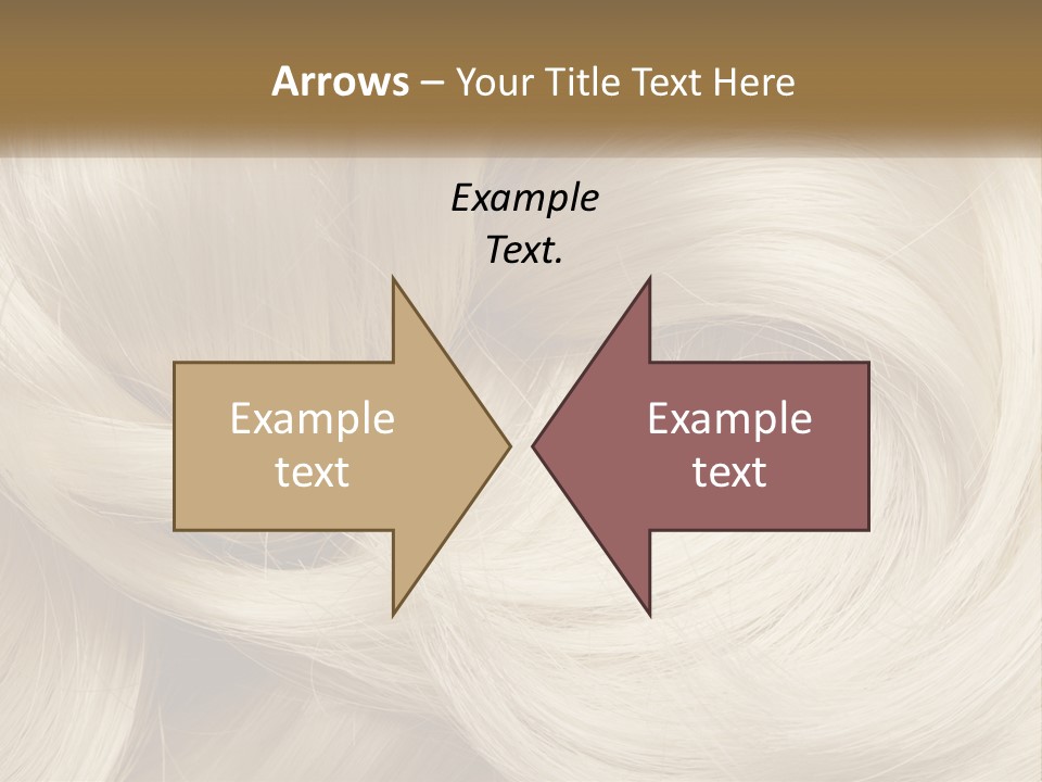 A Pile Of Blonde Hair Powerpoint Template PowerPoint Template