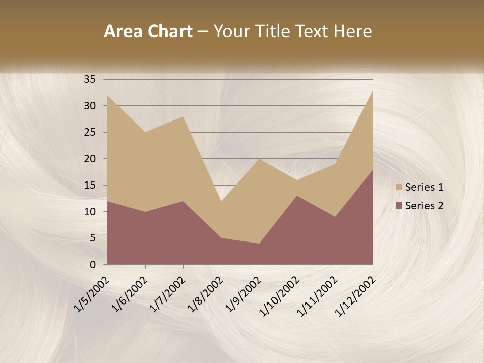 A Pile Of Blonde Hair Powerpoint Template PowerPoint Template