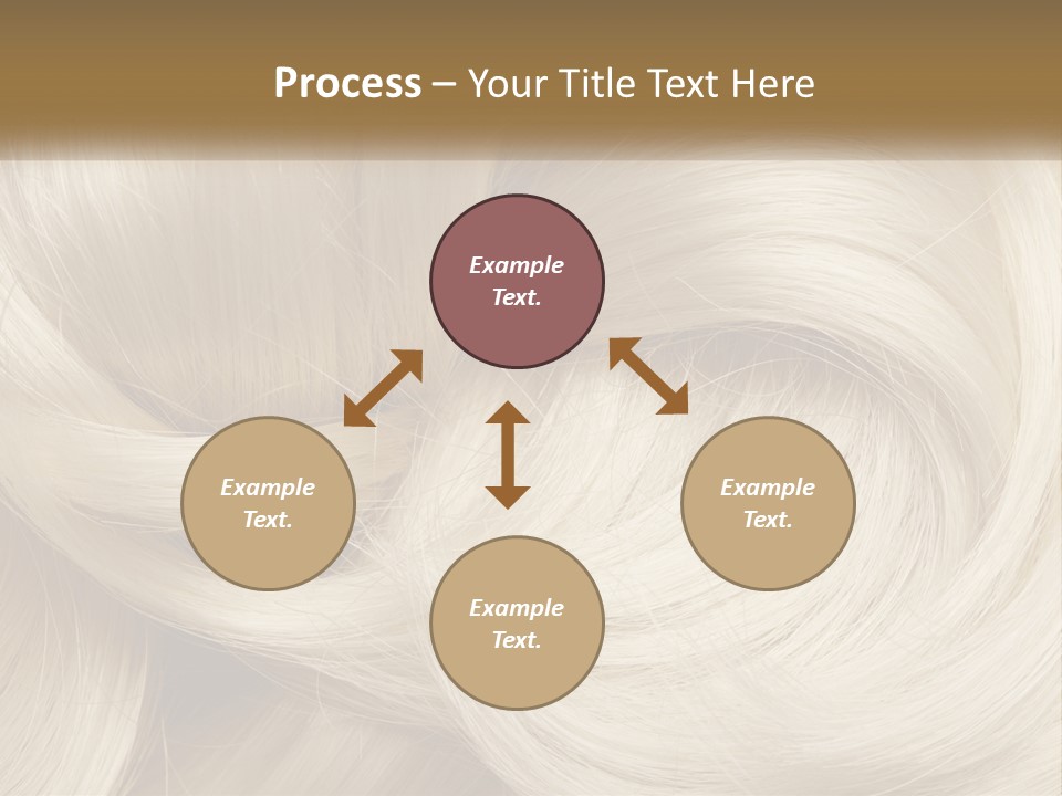 A Pile Of Blonde Hair Powerpoint Template PowerPoint Template