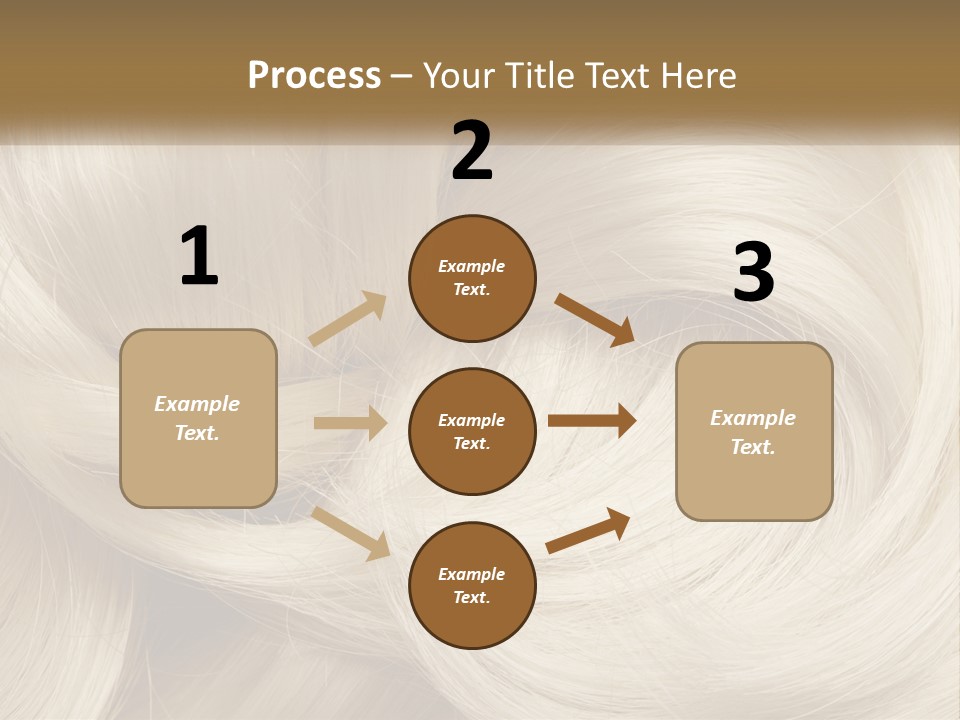 A Pile Of Blonde Hair Powerpoint Template PowerPoint Template