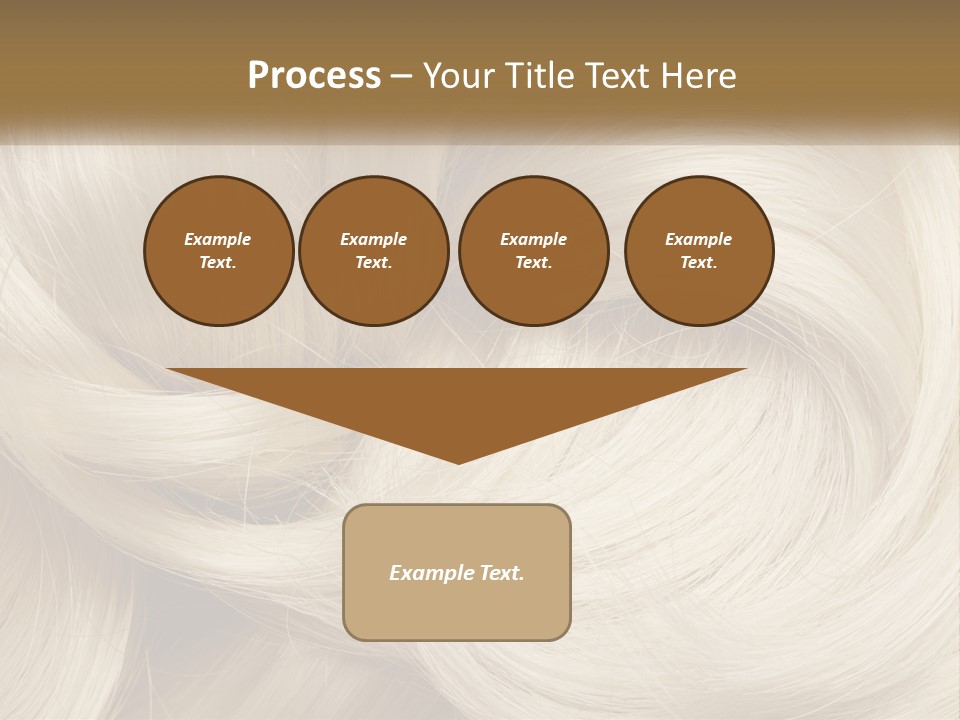 A Pile Of Blonde Hair Powerpoint Template PowerPoint Template