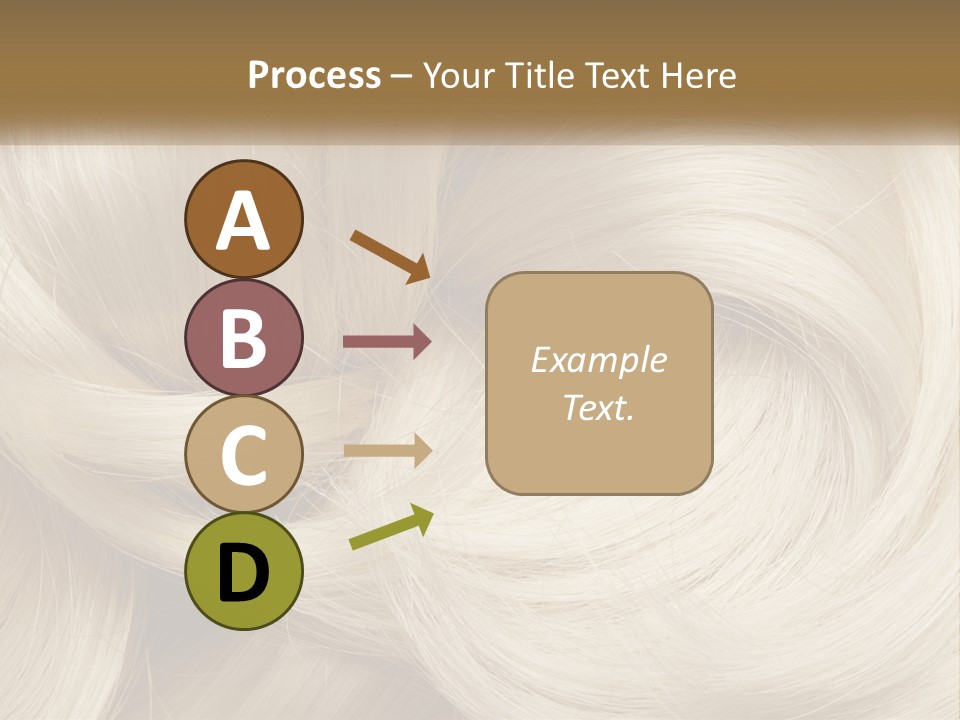 A Pile Of Blonde Hair Powerpoint Template PowerPoint Template