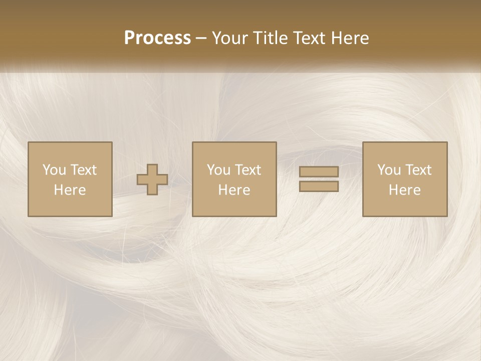 A Pile Of Blonde Hair Powerpoint Template PowerPoint Template
