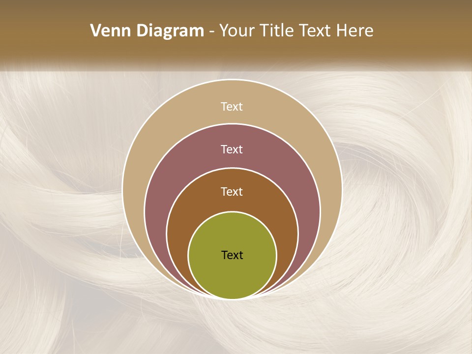 A Pile Of Blonde Hair Powerpoint Template PowerPoint Template