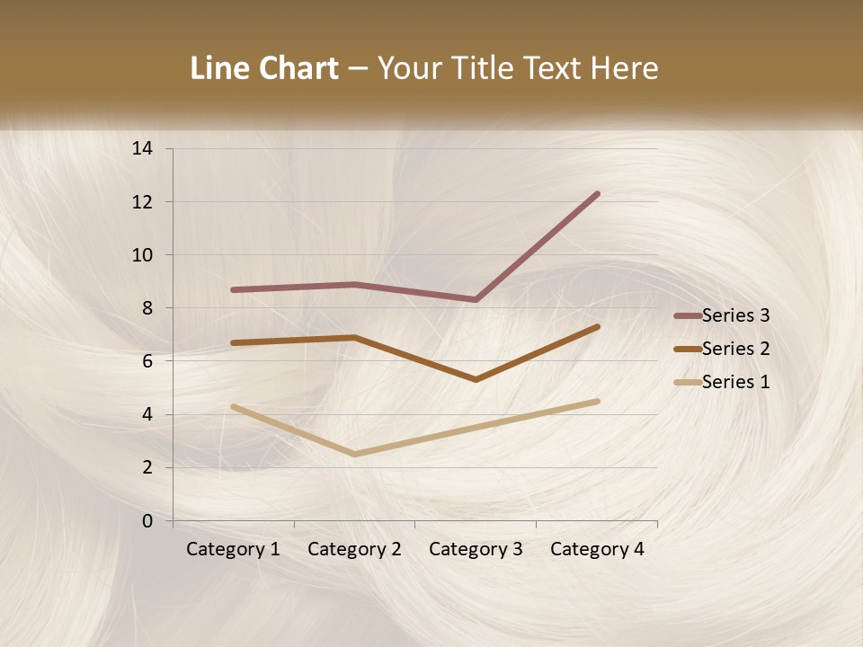 A Pile Of Blonde Hair Powerpoint Template PowerPoint Template