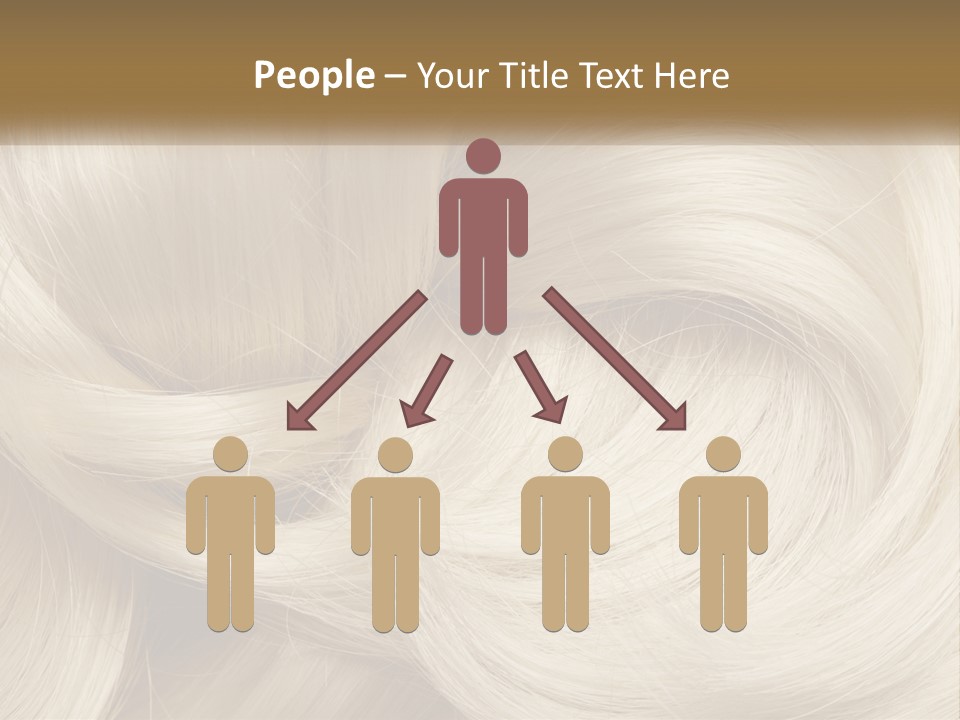A Pile Of Blonde Hair Powerpoint Template PowerPoint Template