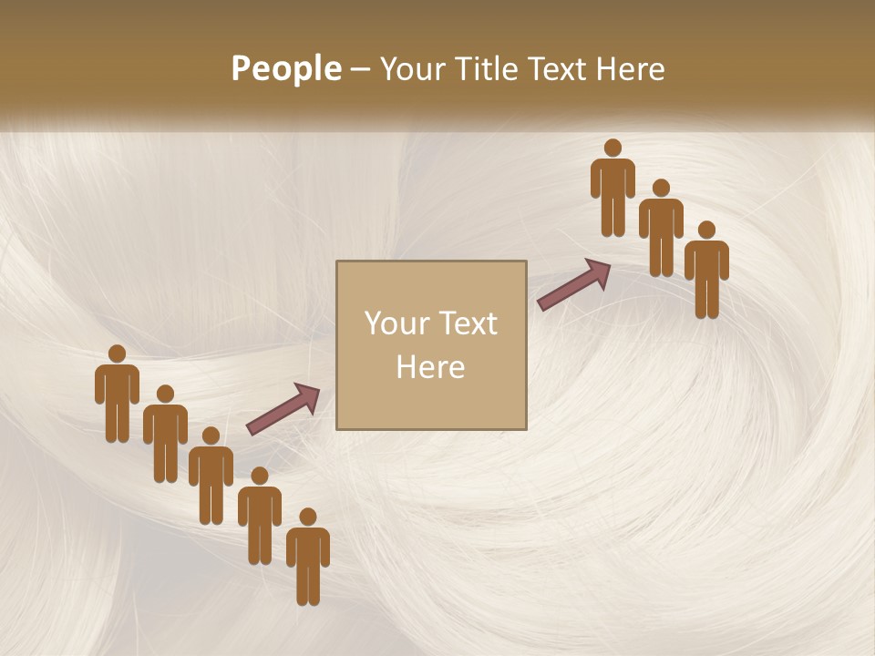 A Pile Of Blonde Hair Powerpoint Template PowerPoint Template