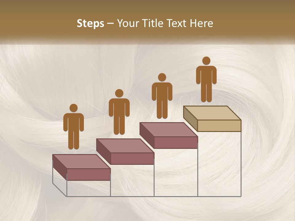 A Pile Of Blonde Hair Powerpoint Template PowerPoint Template