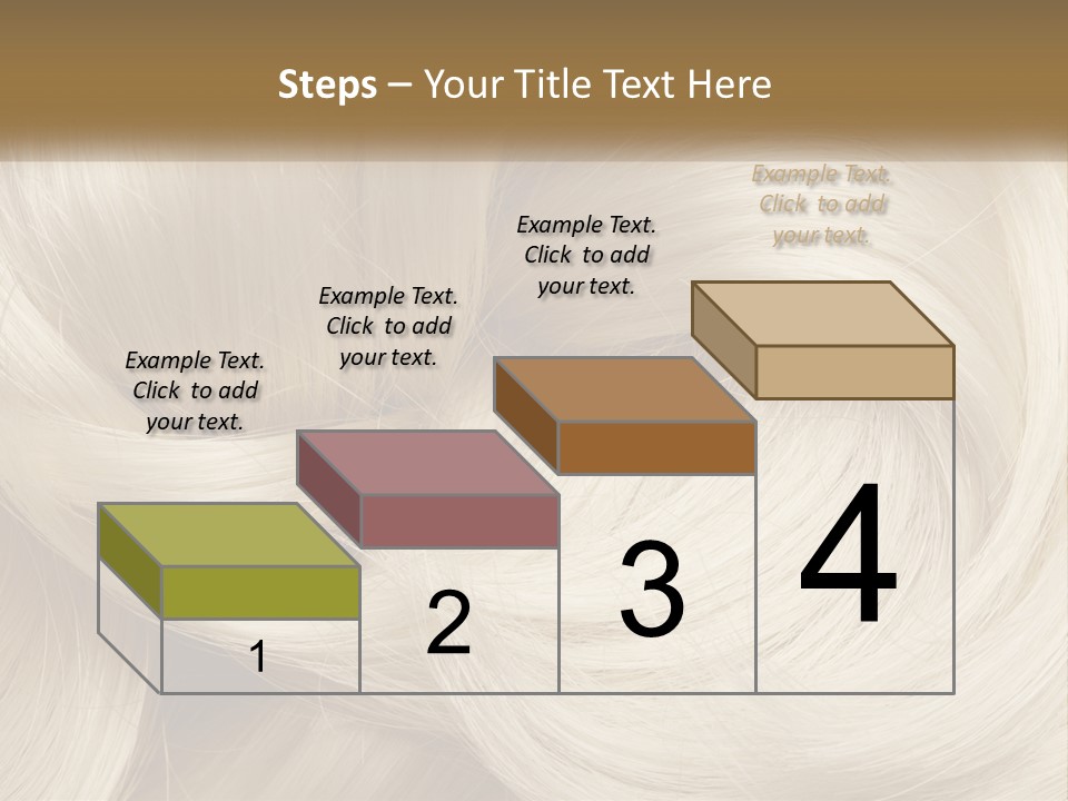 A Pile Of Blonde Hair Powerpoint Template PowerPoint Template