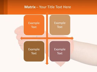A Person Wearing Orange Gloves Giving A Thumbs Up PowerPoint Template