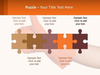 A Person Wearing Orange Gloves Giving A Thumbs Up PowerPoint Template