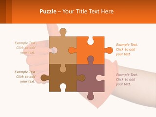 A Person Wearing Orange Gloves Giving A Thumbs Up PowerPoint Template