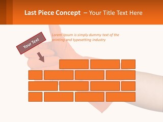 A Person Wearing Orange Gloves Giving A Thumbs Up PowerPoint Template