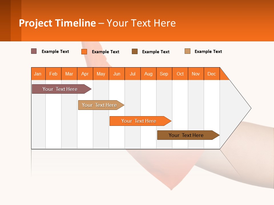 A Person Wearing Orange Gloves Giving A Thumbs Up PowerPoint Template