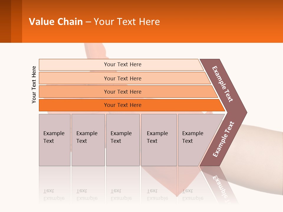 A Person Wearing Orange Gloves Giving A Thumbs Up PowerPoint Template