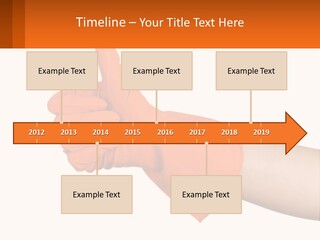 A Person Wearing Orange Gloves Giving A Thumbs Up PowerPoint Template