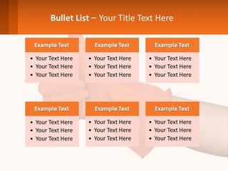 A Person Wearing Orange Gloves Giving A Thumbs Up PowerPoint Template