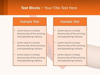 A Person Wearing Orange Gloves Giving A Thumbs Up PowerPoint Template