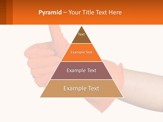A Person Wearing Orange Gloves Giving A Thumbs Up PowerPoint Template