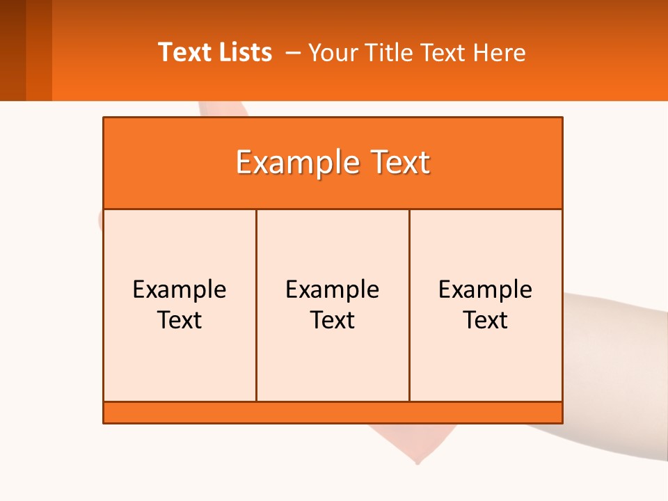 A Person Wearing Orange Gloves Giving A Thumbs Up PowerPoint Template