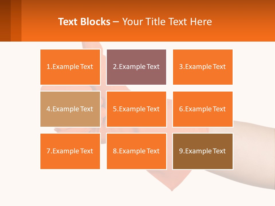 A Person Wearing Orange Gloves Giving A Thumbs Up PowerPoint Template