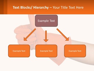 A Person Wearing Orange Gloves Giving A Thumbs Up PowerPoint Template