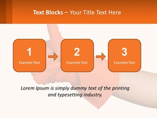 A Person Wearing Orange Gloves Giving A Thumbs Up PowerPoint Template