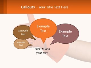A Person Wearing Orange Gloves Giving A Thumbs Up PowerPoint Template