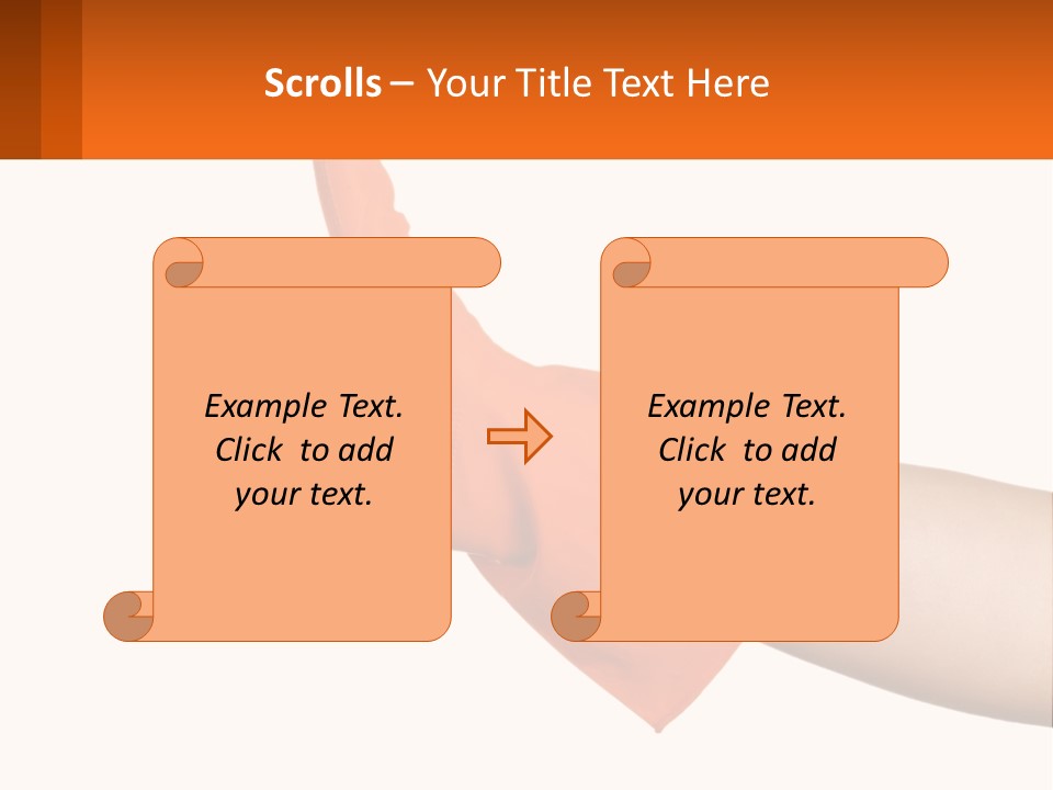 A Person Wearing Orange Gloves Giving A Thumbs Up PowerPoint Template