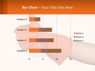 A Person Wearing Orange Gloves Giving A Thumbs Up PowerPoint Template
