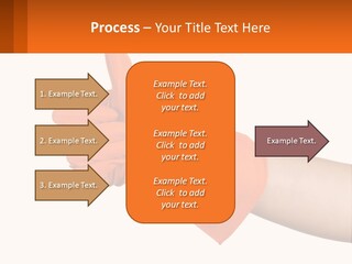 A Person Wearing Orange Gloves Giving A Thumbs Up PowerPoint Template
