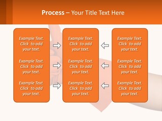 A Person Wearing Orange Gloves Giving A Thumbs Up PowerPoint Template